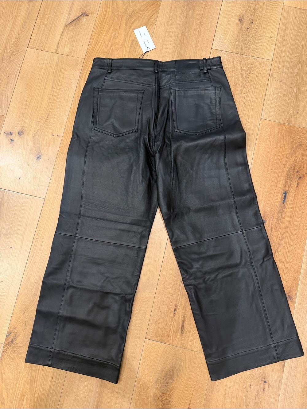 Proenza Schouler White Label - Black Leather Pants - Picture 6 of 11